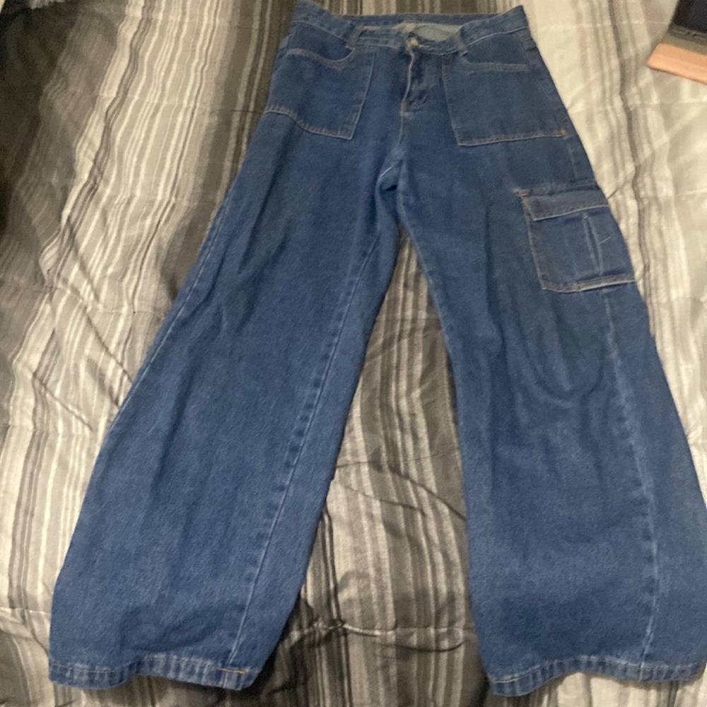 Cargo blue jeans size 9